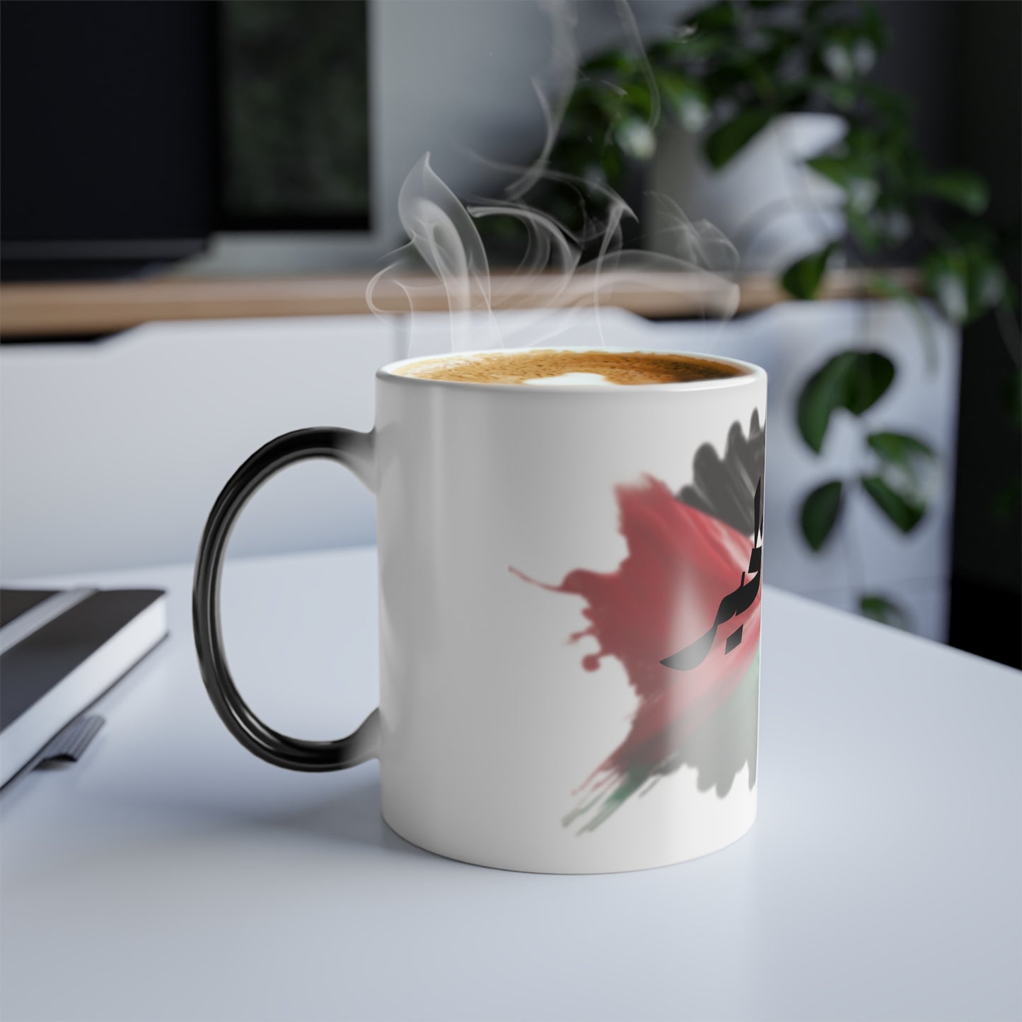 Color Changing Magic Mug 11oz 'Good Morning' in Arabic - Extraordinary Heritage