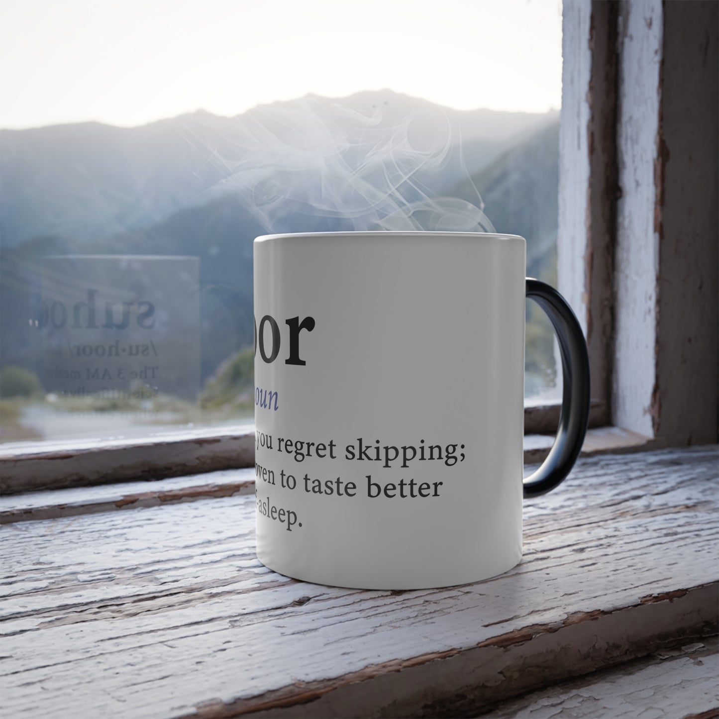Ramadan Suhoor Color Morphing Mug