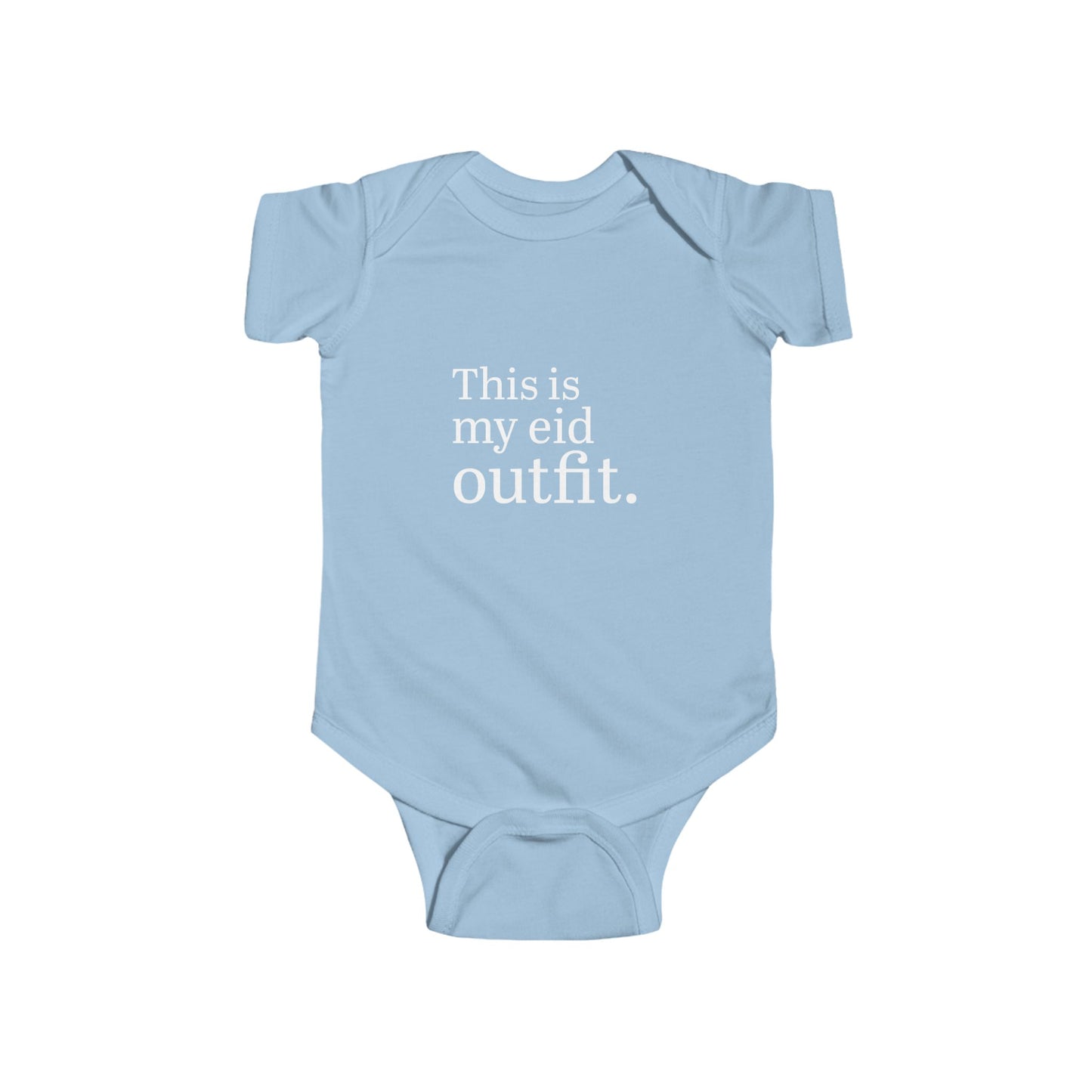 Eid Celebration Infant Bodysuit - "This is my eid outfit"