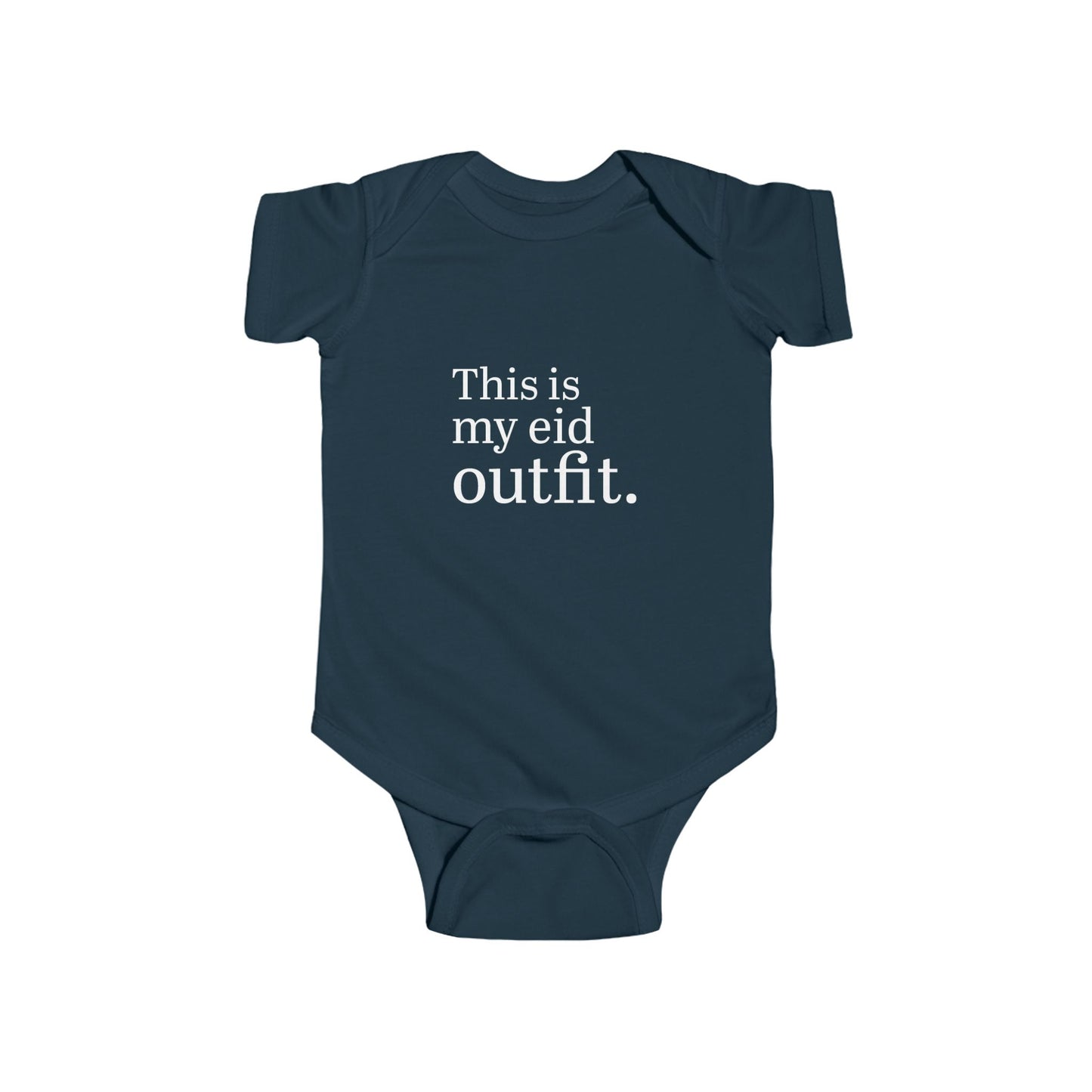 Eid Celebration Infant Bodysuit - "This is my eid outfit"