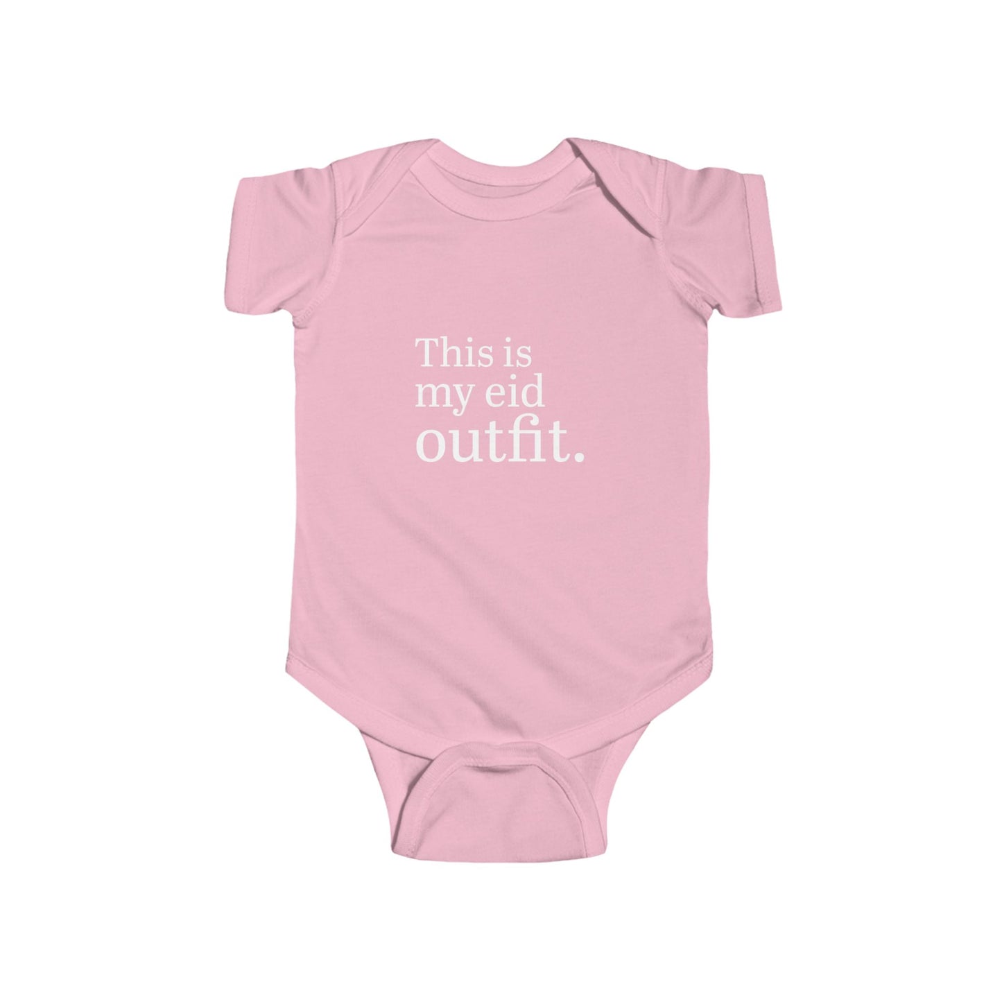Eid Celebration Infant Bodysuit - "This is my eid outfit"