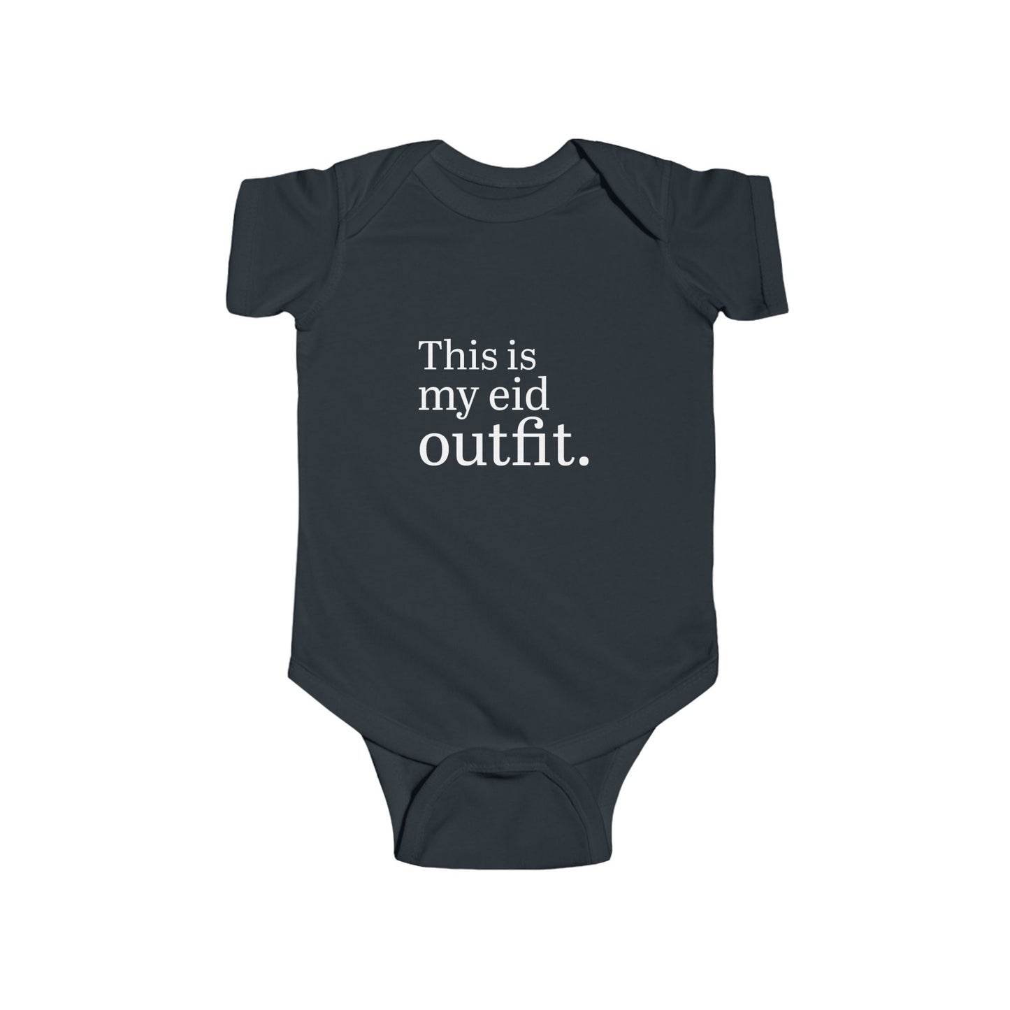 Eid Celebration Infant Bodysuit - "This is my eid outfit"