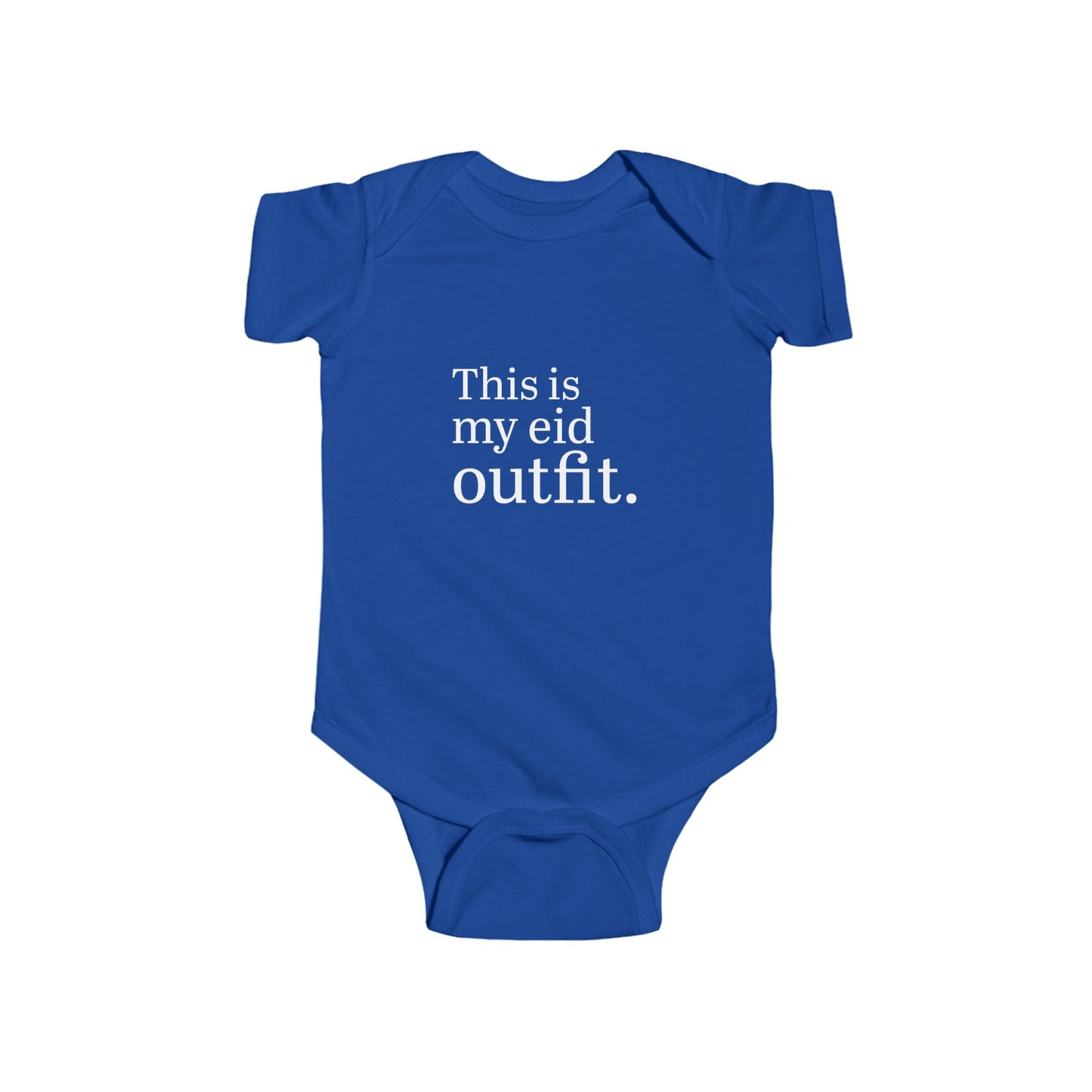 Eid Celebration Infant Bodysuit - "This is my eid outfit"