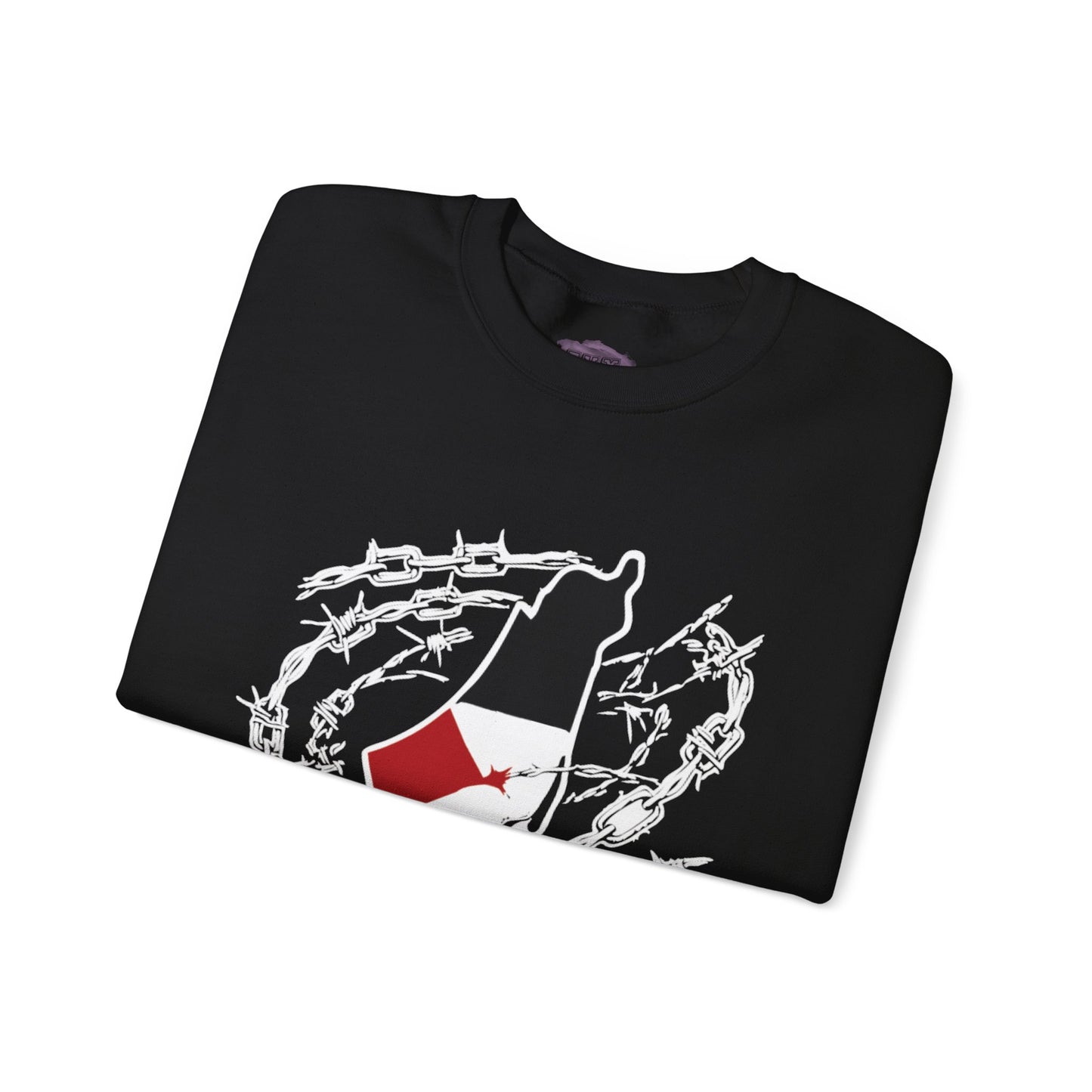 Barbed Wire Map Crewneck Sweatshirt - Extraordinary Heritage Design
