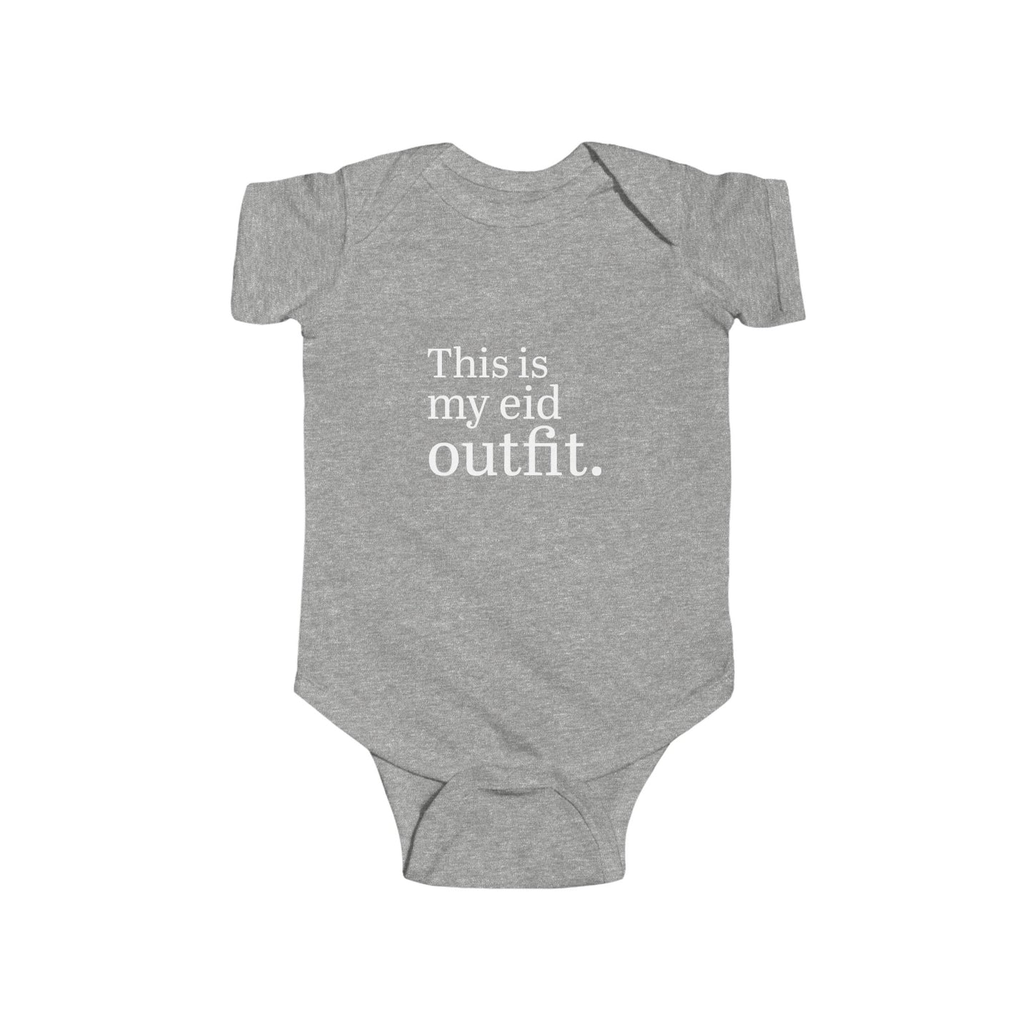 Eid Celebration Infant Bodysuit - "This is my eid outfit"